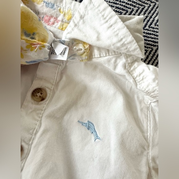 Tommy Bahama Baby Boy Seersucker Outfit | 12M | 4 piece set - Picture 5 of 9